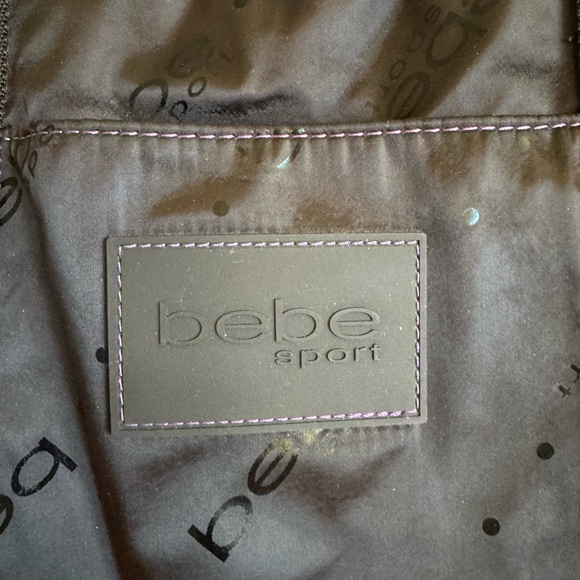 BEBE BECCA Black Nylon Gym/Travel Bag NWT $109 - Picture 2 of 8